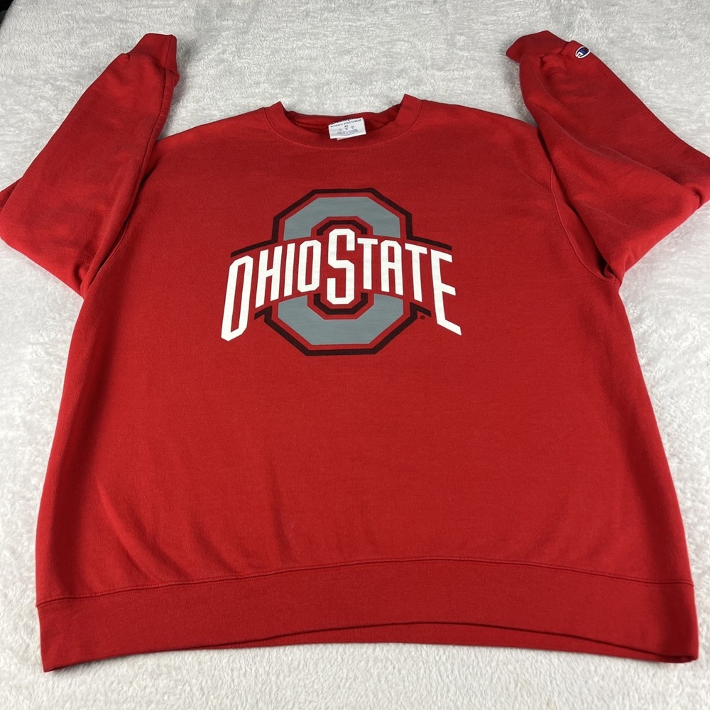 Ohio State Buckeyes Champion Sweatshirt Men's XL Red‎